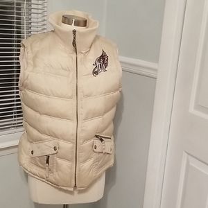 Harley-Davidson vest.